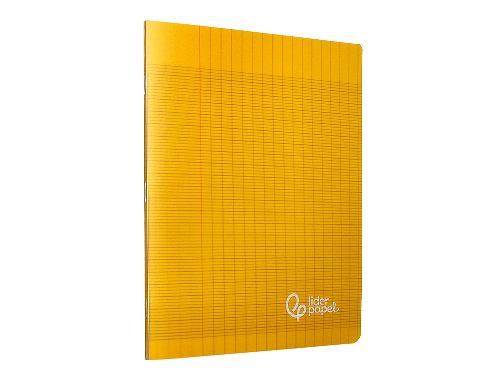 CAHIER PIQURE LIDERPAPEL COUVERTURE PP 170X220MM 96P SEYES COLORIS JAUNE