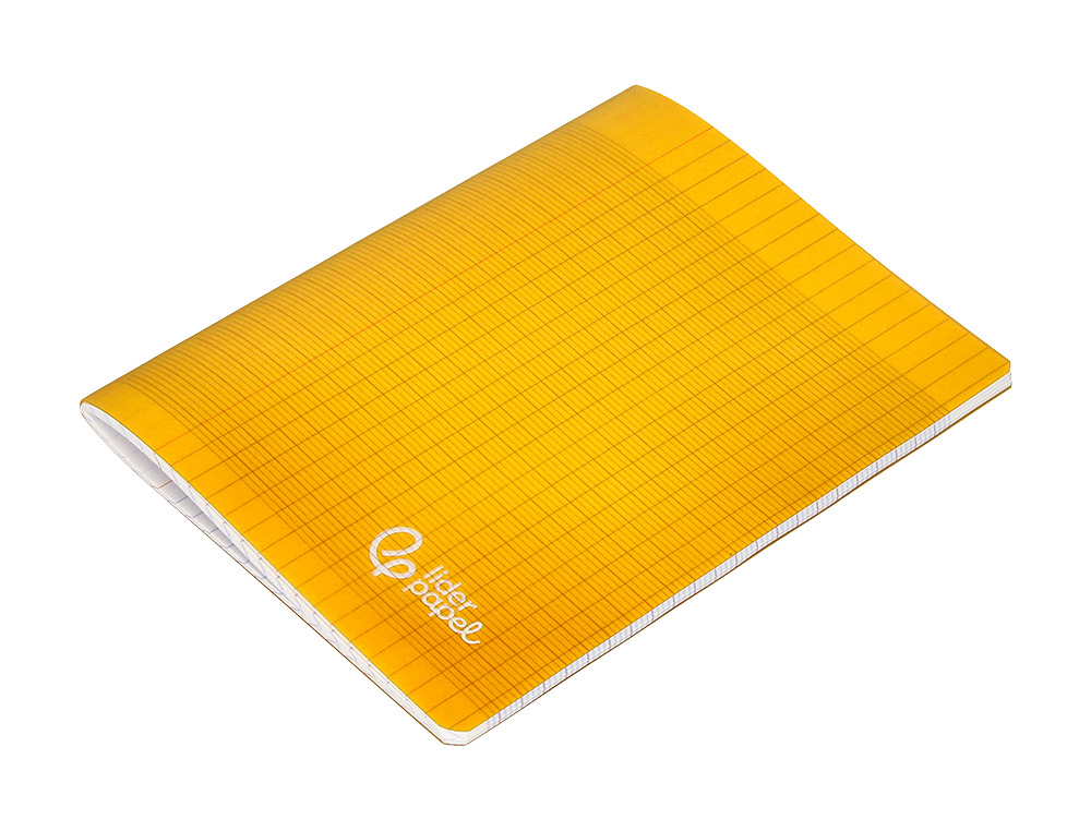 CAHIER PIQURE LIDERPAPEL COUVERTURE PP 170X220MM 96P SEYES COLORIS JAUNE