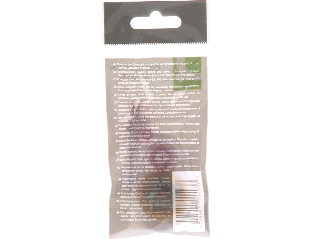 CORRECTEUR Q-CONNECT DVIDOIR RUBAN 5MMX8M CORRECTION LATRALE RCRITURE IMMDIATE INVISIBLE PHOTOCOPIE