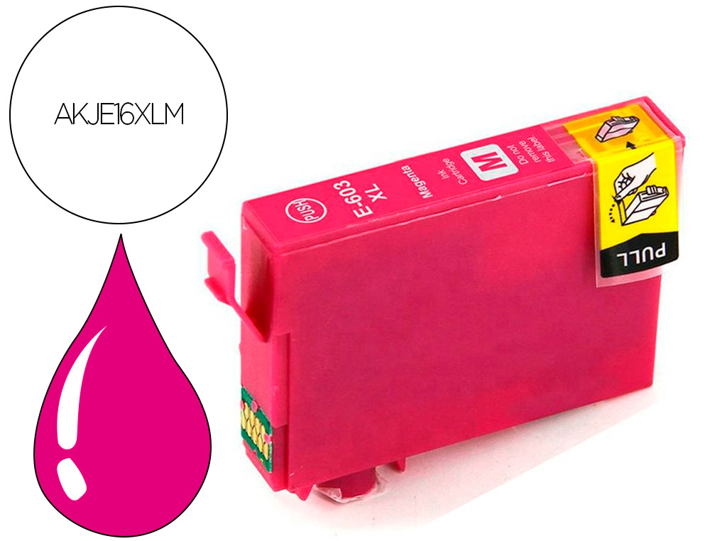CARTOUCHE HYPERBURO JET ENCRE COMPATIBLE EPSON T1633 MA