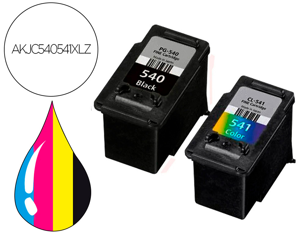 PACK JET ENCRE HYPERBURO COMPATIBLE CANON PG540/CL541