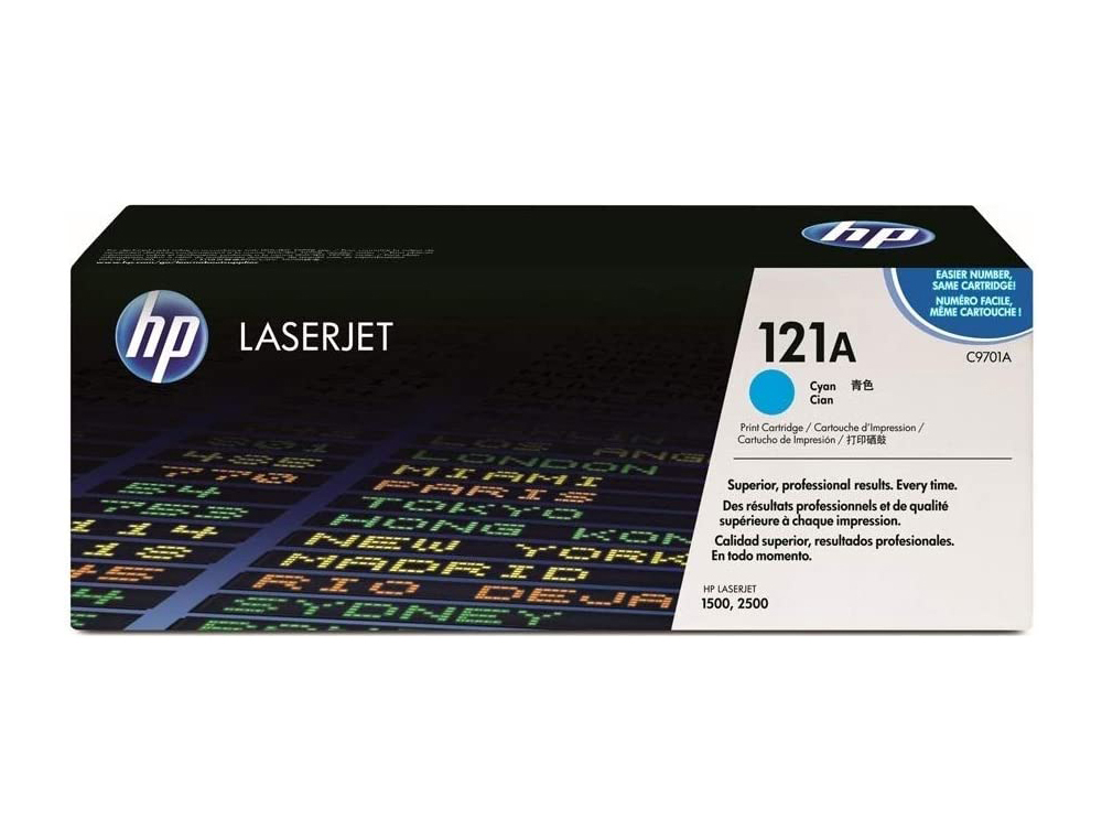 TONER LASER HP N.121A C9701A COULEUR CYAN 1500P