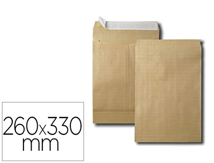 POCHETTE GPV KRAFT ARM 120G 24 260X330MM SOUFFLET 50MM PAQUET 50 UNITS