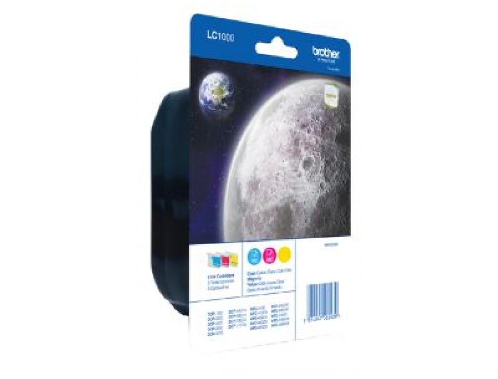 CART.BROTHER LC1000 PACK3 COULPACK DE 3 CARTOUCHES JET D'ENCRE BROTHER LC-1000 C/M/Y