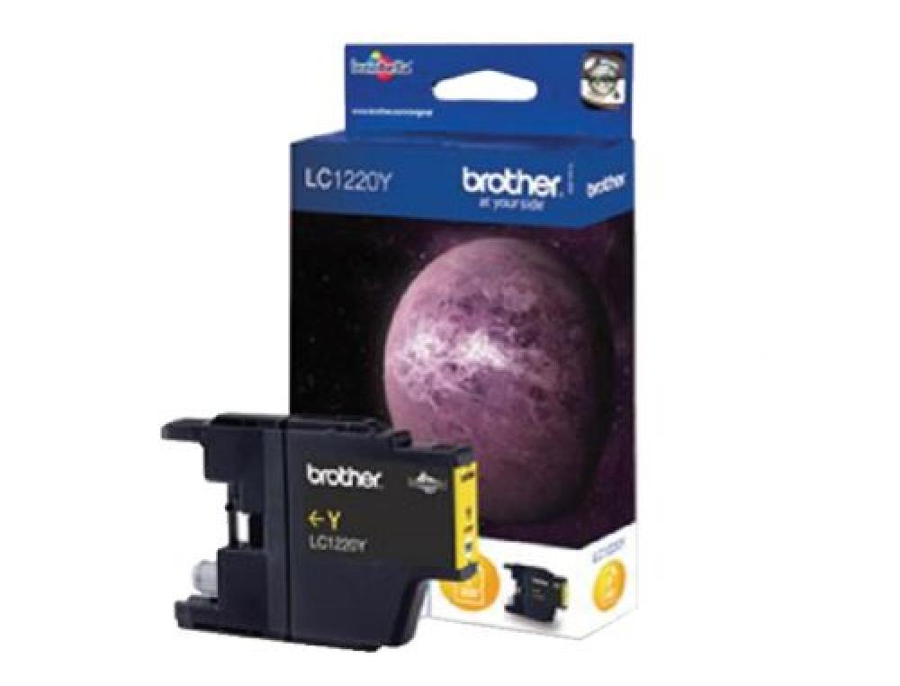 CART.BROTHER LC 1220Y JAUNE CARTOUCHE JET D'ENCRE BROTHER LC-1220 LC1220Y JAUNE