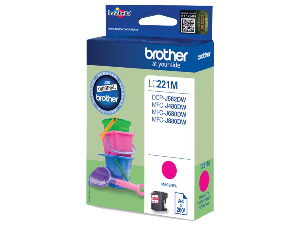 CART.BROTHER LC221 MA 260P CARTOUCHE BROTHER LC221 MA 260P