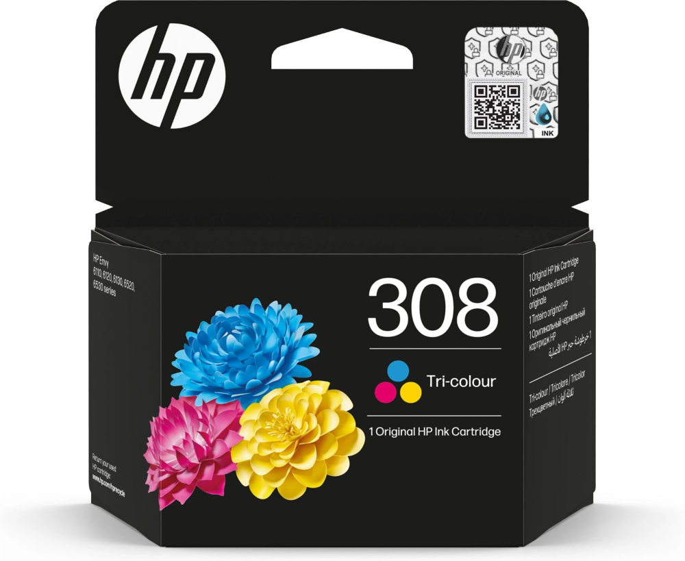 CART.HP 308 7FP2OUE TRI COLOR1CARTOUCHE HP 308 7FP20UE TRI COLOR 120 PAGES