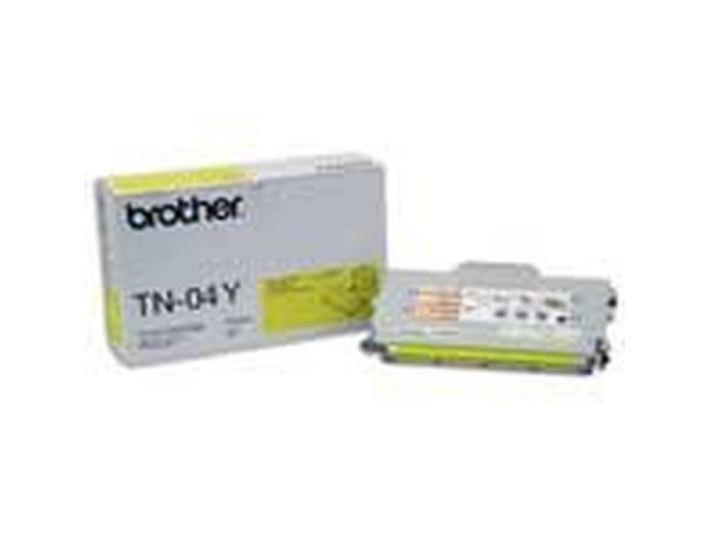 CART.BROTHER TN04 YELLOW6000P Brother TN04Y Yellow Toner Cartridge, 6600 pages, Jaune, 1 pice(s)