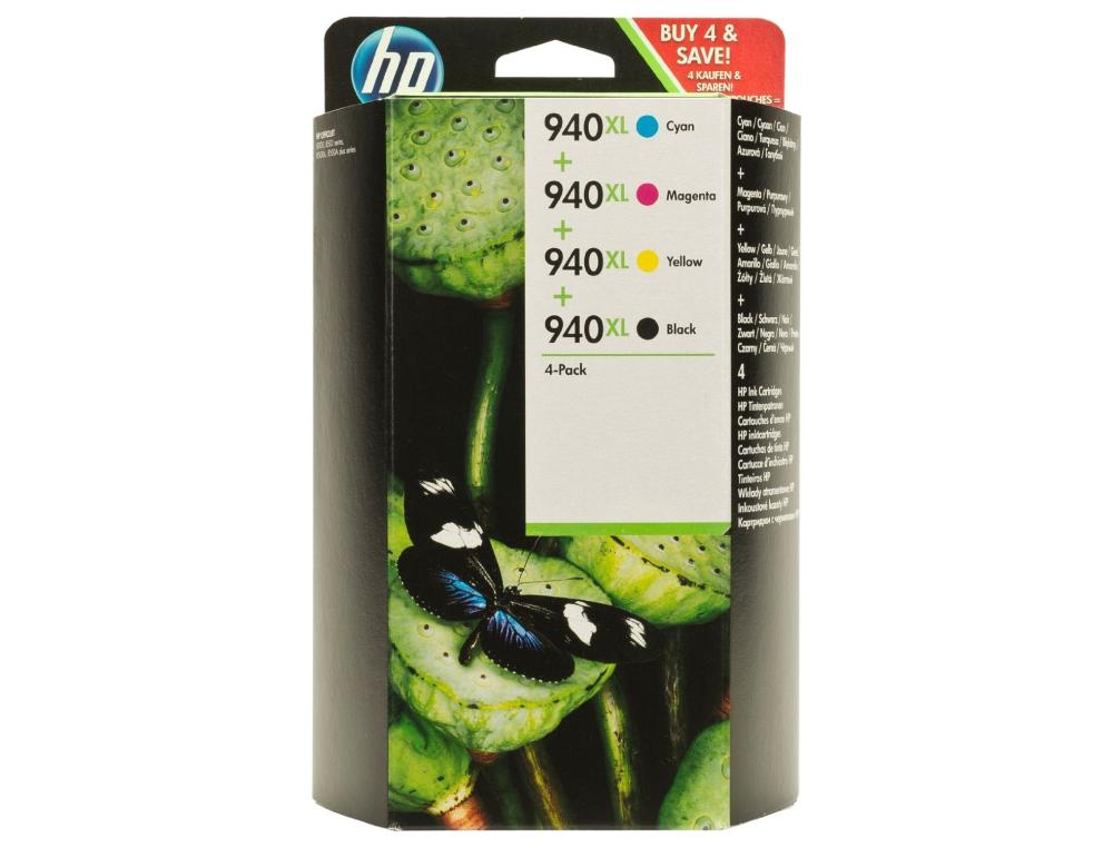 CART.HP 940XL C2N93AE PACK 4 CMULTIPACK 4 CARTOUCHES C2N93AE HP