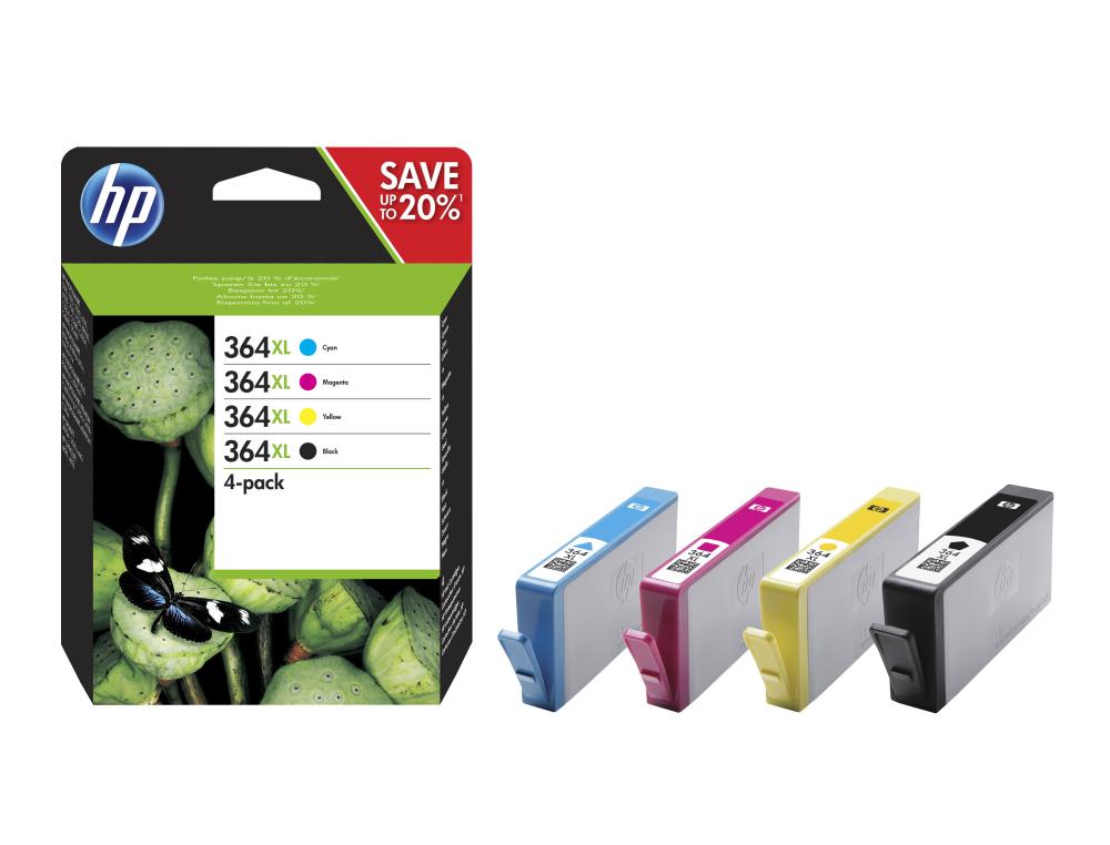 CART.HP 364XL COMBO PACK NR/COPACK DE 4 CARTOUCHES HP N364XL