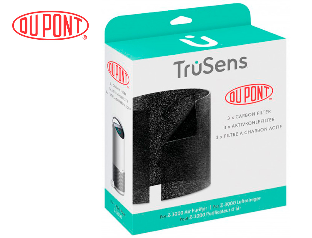 FILTRE CHARBON ACTIF LEITZ POUR PURIFICATEUR D AIR       TRUSENS Z3000 PAQUET 3 UNITES