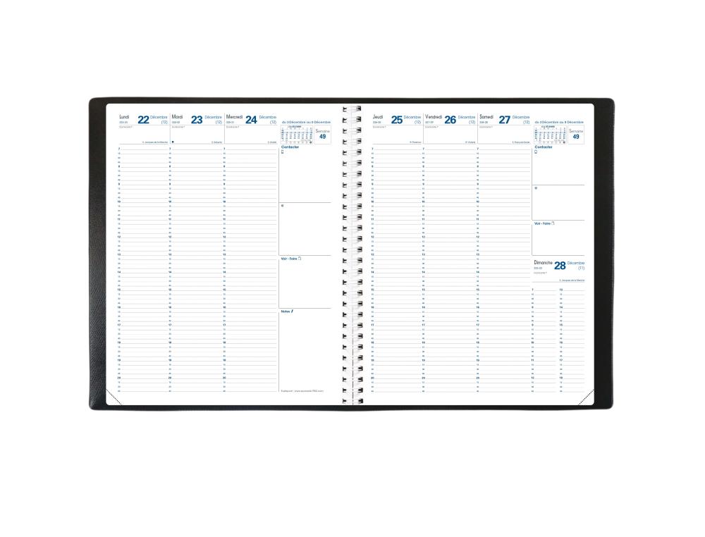 AGENDA QUO VADIS EUREQUART - 24X30CM - IMPALA
