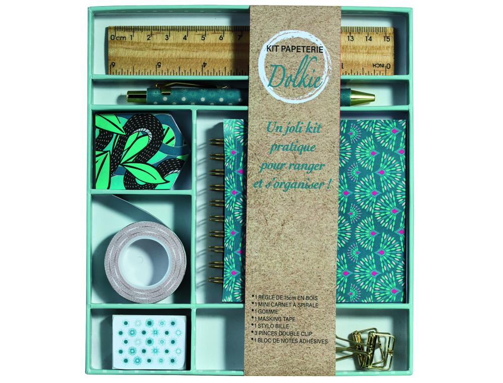 KIT PAPETERIE DE 9P DOLKIE SET DE PAPETERIE DOLKIE - 9 PIECES
